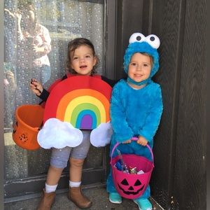 Cookie Monster Toddler Costume - Size 3T-4T